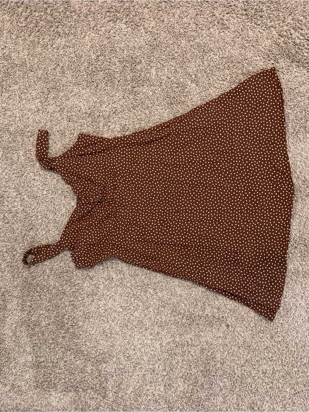 Old Navy Brown Polka Dot Sleeveless Dress
